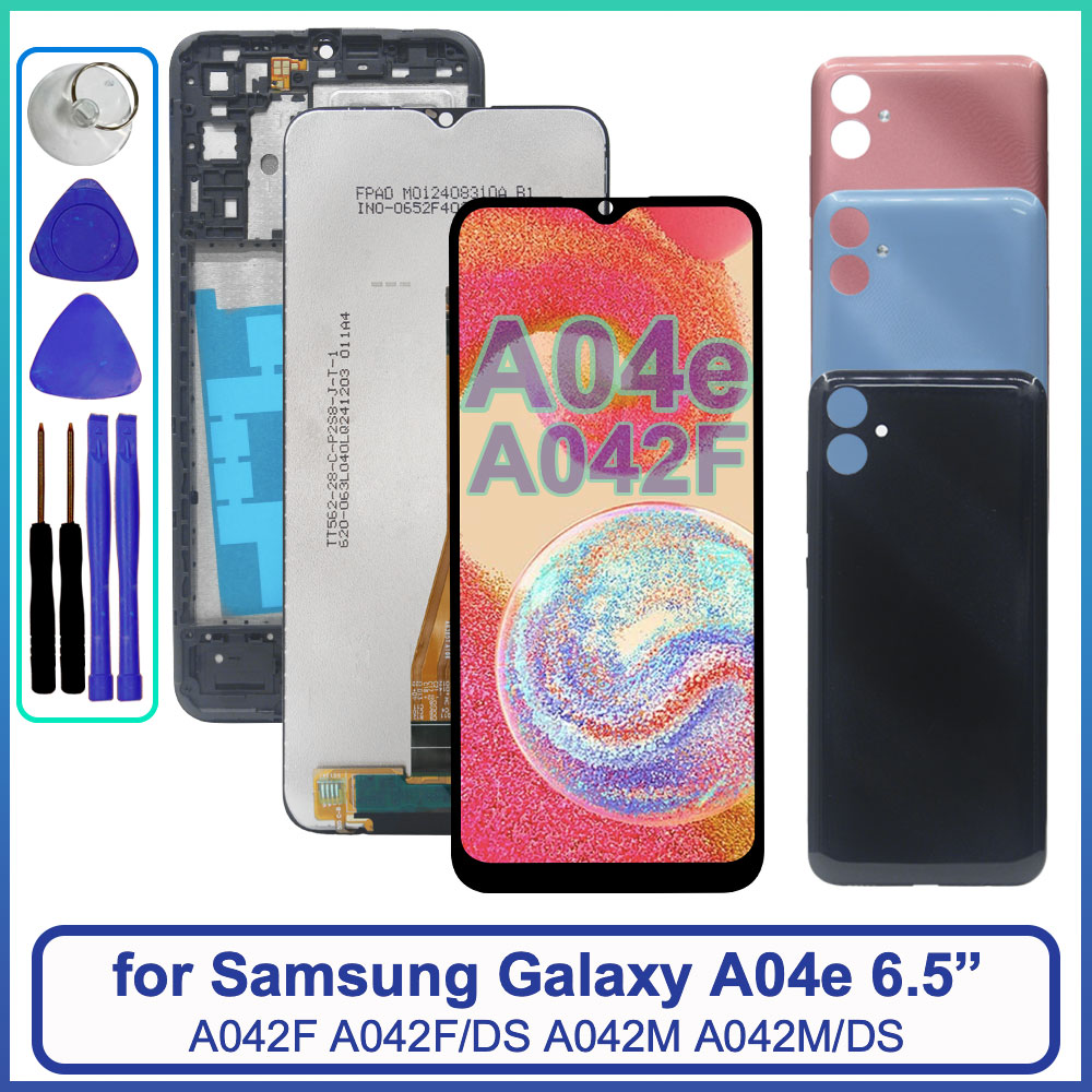 Phone Accessories Display Board - 6,5-дюймовый ЖК-дисплей для Samsung Galaxy A04e,
