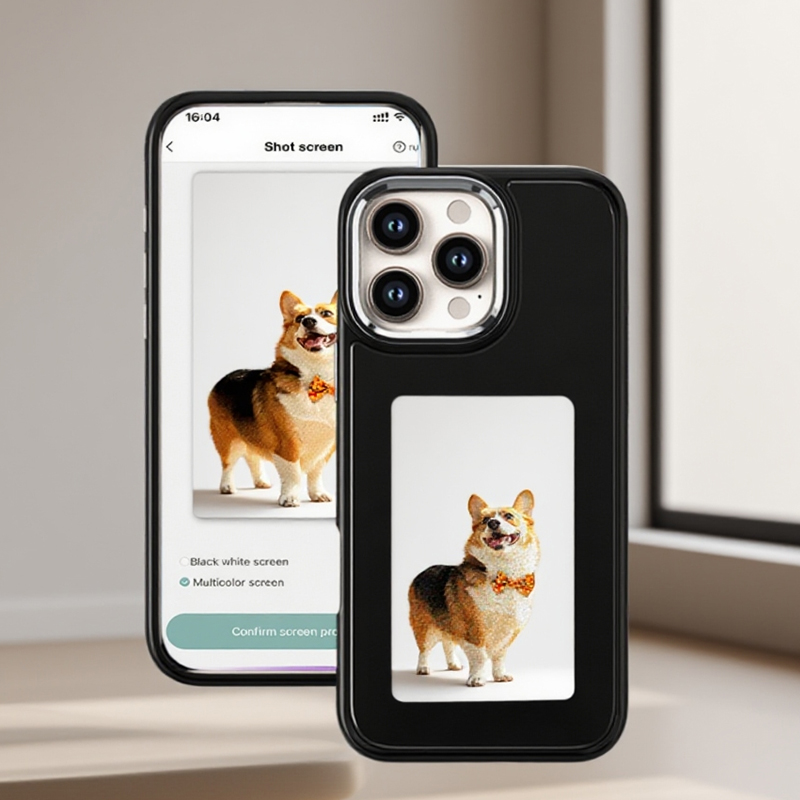 Phone Accessories And Electronics - Чехол для телефона с экраном E-Ink,
