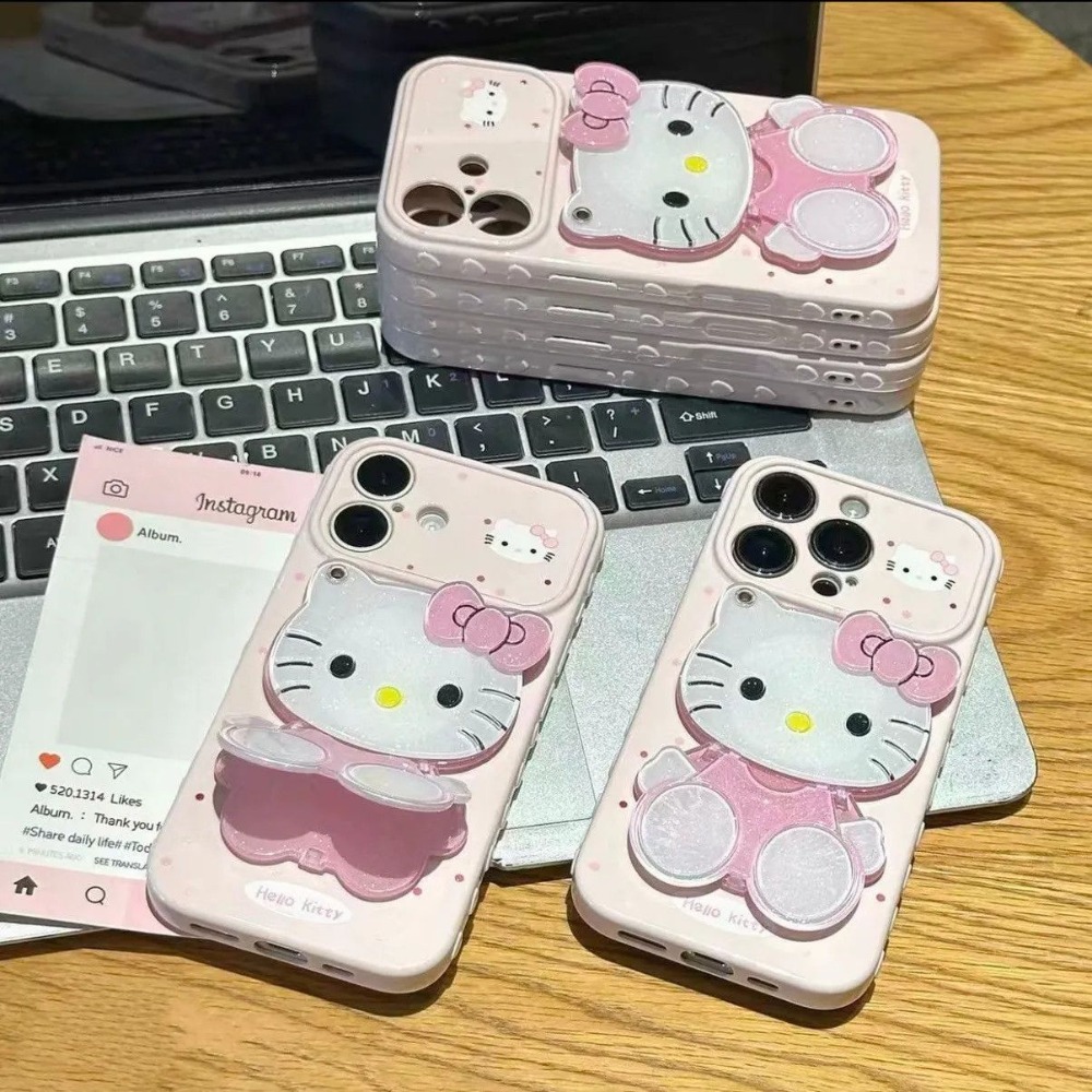 Phone Accessories Design - Креативный аниме-чехол-держатель для телефона для iPhone