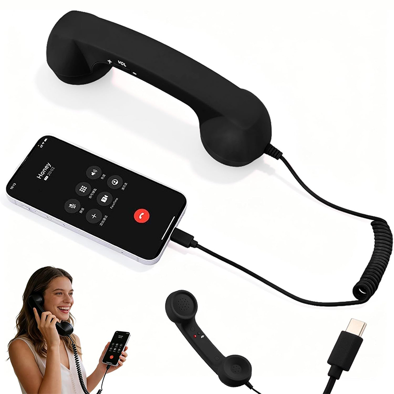Retro Handset Phone - Новые ретро-телефонные трубки Type-C 2026 года,