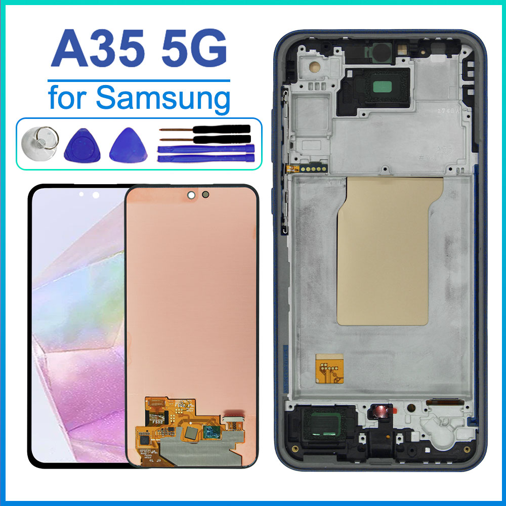 Phone Accessories Display Board - Высококачественный ЖК-дисплей для Samsung Galaxy A35