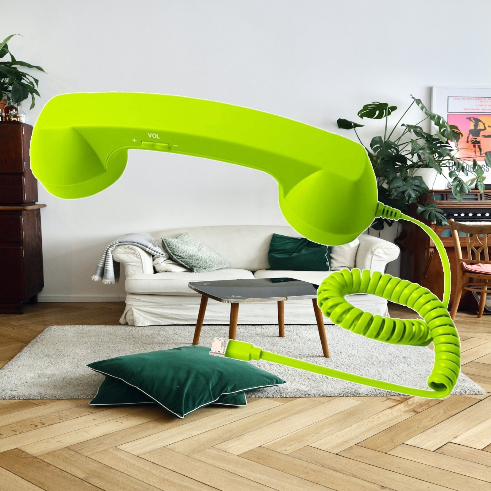 Ретро-телефонная трубка из пла – обзор и цена Retro Handset Phone