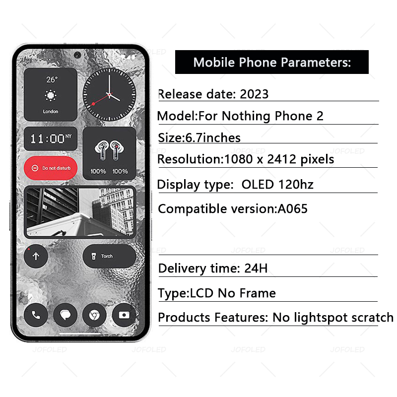 OEM 6.7-дюймовый дисплей JOF 1 – обзор и цена Phone Accessories Display Board