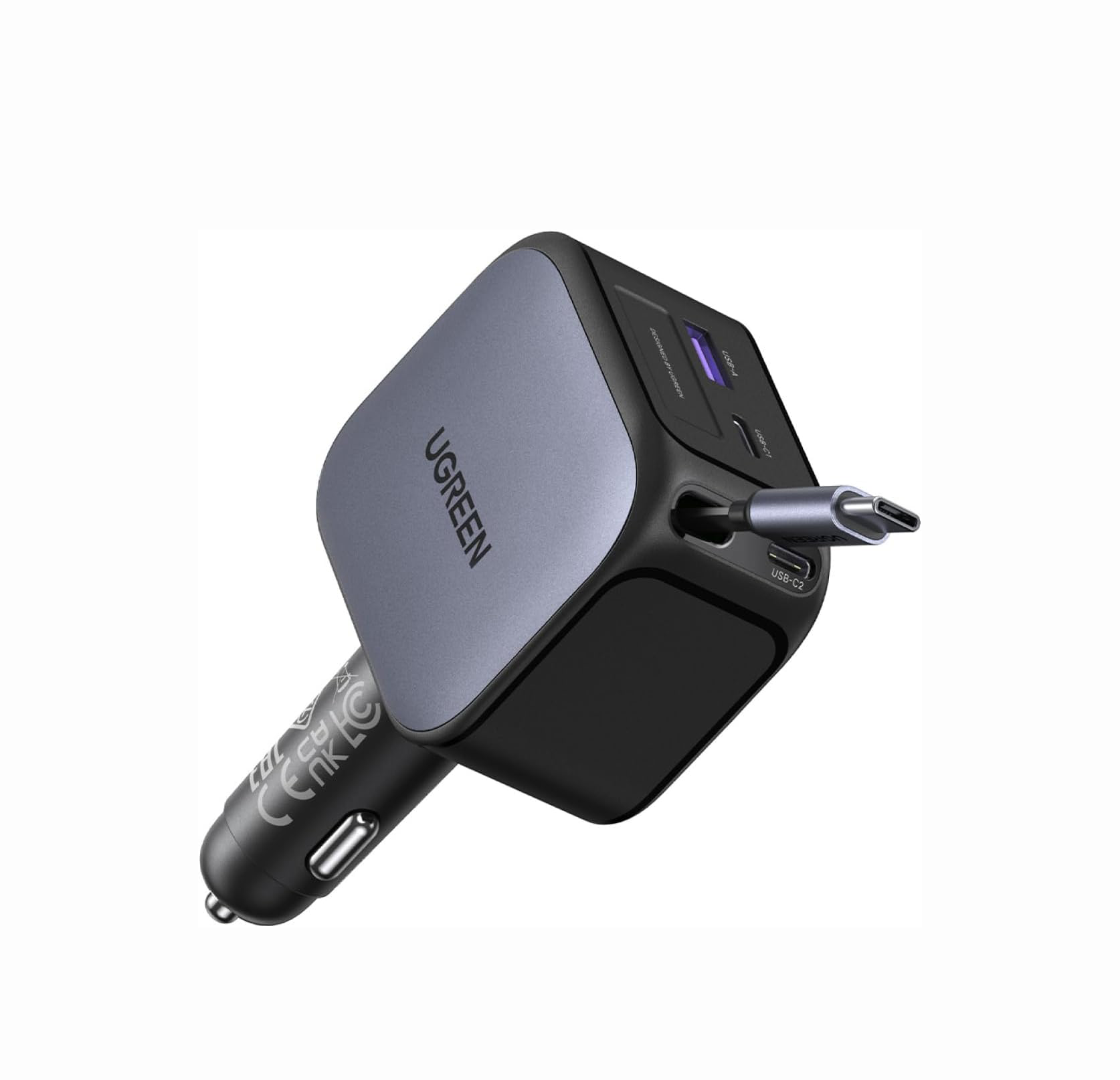 UGREEN 145W 3C1A Выдвижное авт – обзор и цена Fast Charging Cable