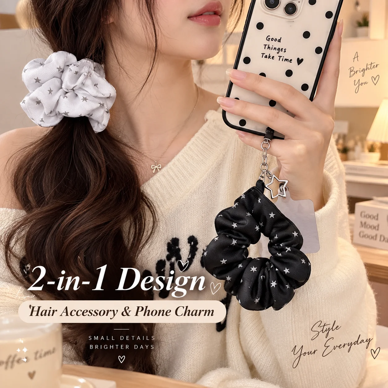 Новая резинка для волос 2-в-1  – обзор и цена Phone Accessories Design