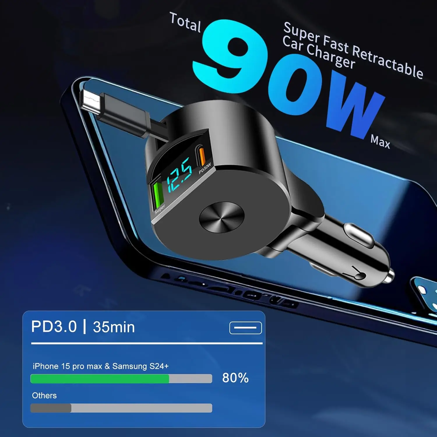 Модернизированное выдвижное ав – обзор и цена Fast Charging Cable