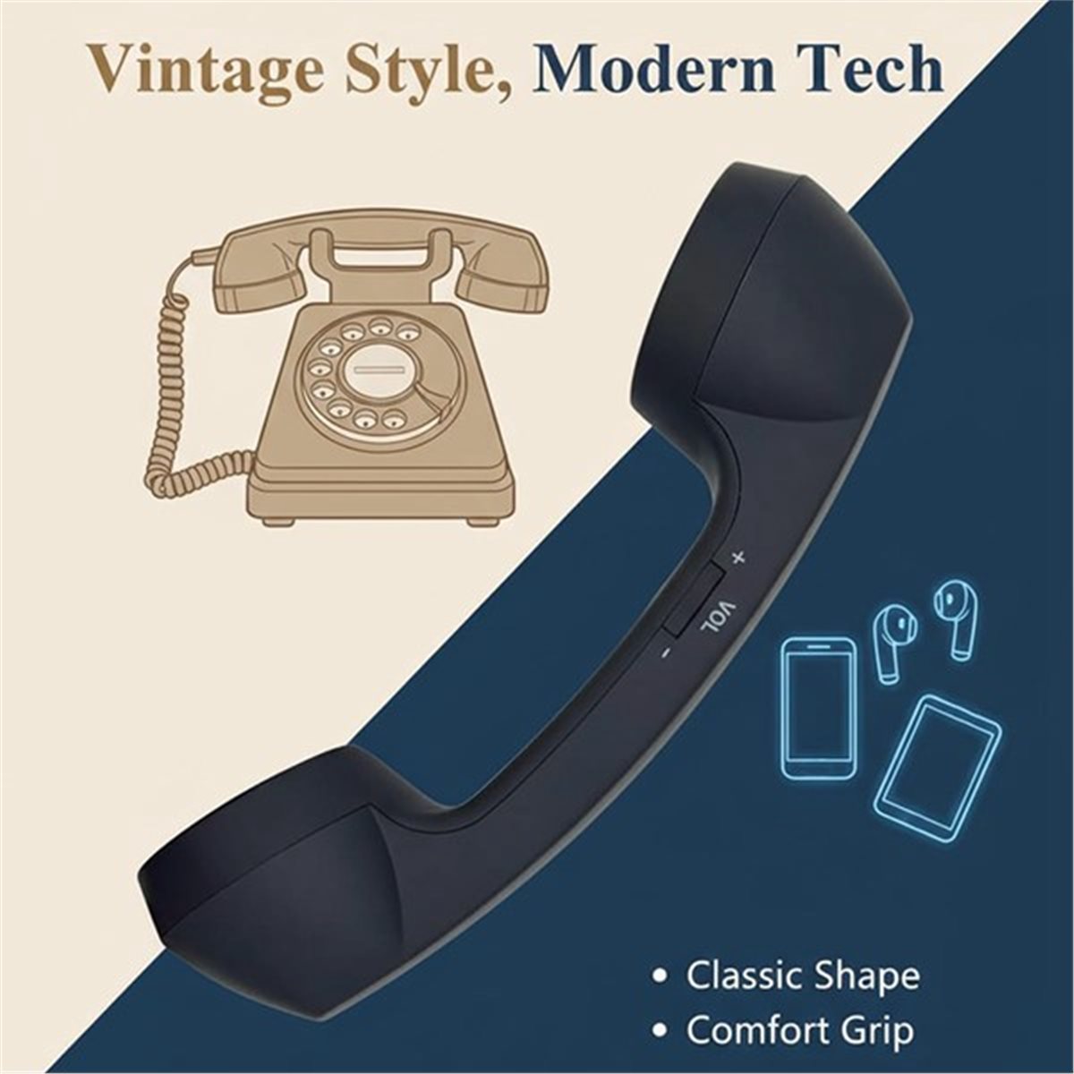 Лидер продаж 2026: Ретро-телеф – обзор и цена Retro Handset Phone